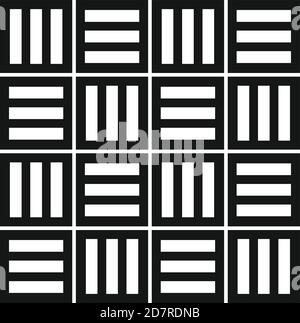 Straßenlinie Pflasterung Symbol. Einfache Abbildung der Straße Linie ebnet Vektor-Symbol für Web-Design isoliert auf weißem Hintergrund Stock Vektor