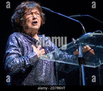 Julieta Serrano erhält ihren Preis vom 'Union de Actores' Award 2020 beim Teatro Circo Price in Madrid, Spanien.09. März 2020. (Oscar Gil / Alfa Images Stockfoto