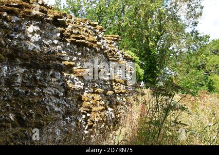 Silchester Roman City Walls, Silchester, Hampshire, Großbritannien Stockfoto