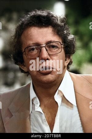 Dieter Thomas Heck, deutscher Moderator und Entertainer, Deutschland um 1980. Deutsche TV-Moderator Dieter Thomas Heck in Hamburg, Deutschland 1980. Stockfoto