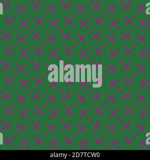 Vektor nahtlose Muster Textur Hintergrund mit geometrischen Formen, in grünen Farben gefärbt. Stock Vektor