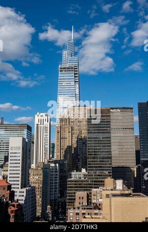 Skyline von Midtown Manhattan, NYC Stockfoto