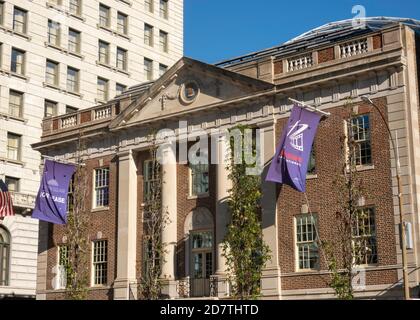 44 Union Square ist das Wahrzeichen des ehemaligen Tammany Hall Headquarters, New York City, USA Stockfoto