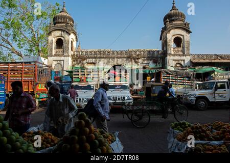 Khande Rao Market, Vadodara, Gujarat, Indien. Stockfoto