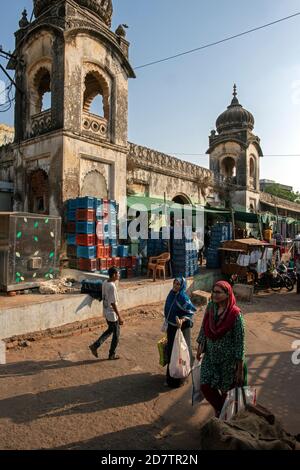 Khande Rao Market, Vadodara, Gujarat, Indien. Stockfoto