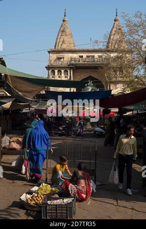 Khande Rao Market, Vadodara, Gujarat, Indien. Stockfoto