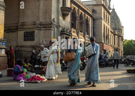 Khande Rao Market, Vadodara, Gujarat, Indien. Stockfoto