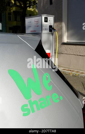 WeShare – Electric Car Sharing von Volkswagen Stockfoto