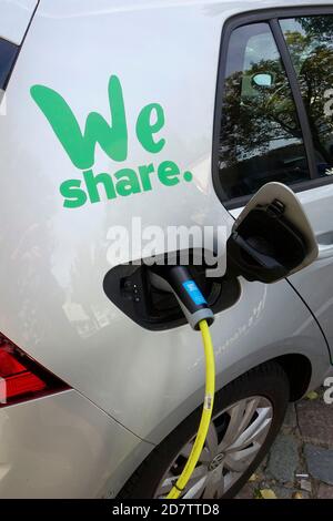 WeShare – Electric Car Sharing von Volkswagen Stockfoto