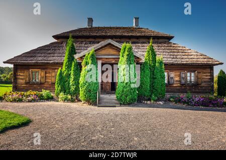 Altes Haus des Andrew Thaddeus Bonaventure Kostjussko, der ein Militäringenieur, Staatsmann und Militärführer war, der ein Nationalheld in Pola wurde Stockfoto