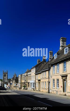 Georgianische Architektur, Marktstadt Stamford, Lincolnshire County, England, Großbritannien Stockfoto