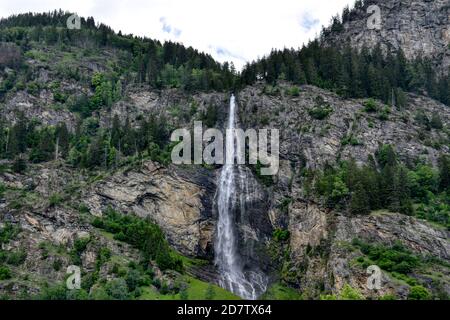 Malta, Maltatal, Wasserfall, Gmünd, Gmünd in Kärnten, Tal der stürzenden Wasser, Wasser, Koschach, höchste Wasserfall Kärntens, Fallbach, 200 m, steil Stockfoto