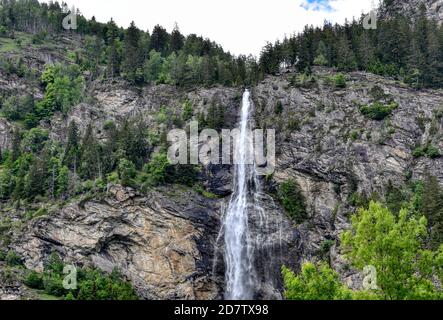 Malta, Maltatal, Wasserfall, Gmünd, Gmünd in Kärnten, Tal der stürzenden Wasser, Wasser, Koschach, höchste Wasserfall Kärntens, Fallbach, 200 m, steil Stockfoto