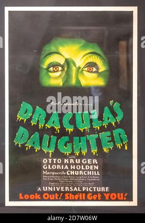 Horrorfilme-Poster. Teil einer Serie Stockfoto