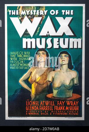 Horrorfilme-Poster. Teil einer Serie Stockfoto