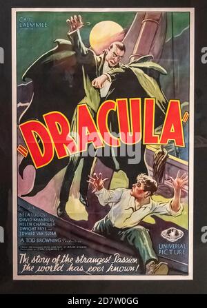 Horrorfilme-Poster. Teil einer Serie Stockfoto