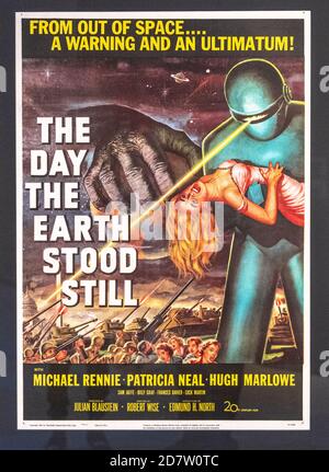 Horrorfilme-Poster. Teil einer Serie Stockfoto