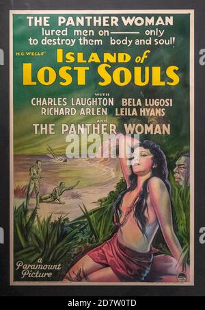 Horrorfilme-Poster. Teil einer Serie Stockfoto