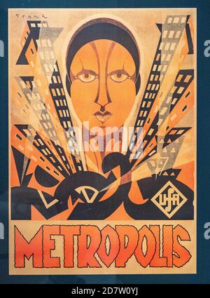 Horrorfilme-Poster. Teil einer Serie Stockfoto