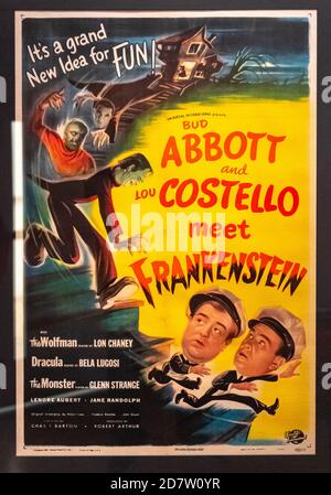 Horrorfilme-Poster. Teil einer Serie Stockfoto