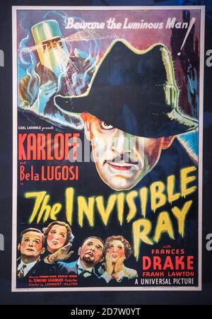 Horrorfilme-Poster. Teil einer Serie Stockfoto