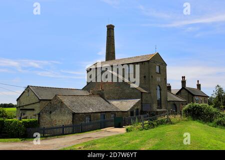 Blick über den Stratham Old Engine, River Great Ouse, Stratham Village, Cambridgeshire, England Stockfoto