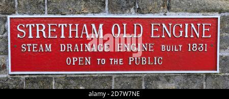 Blick über den Stratham Old Engine, River Great Ouse, Stratham Village, Cambridgeshire, England Stockfoto