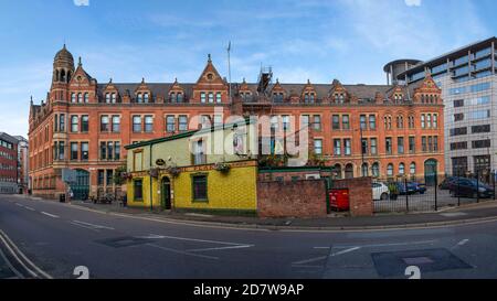 Peveril Of The Peak Pub, 127 Great Bridgewater St, Manchester Stockfoto