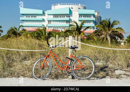 Miami Beach Florida, Atlantikküste, Fahrrad Fahrrad-Eigentumswohnung Gebäude Residenzen, Stockfoto