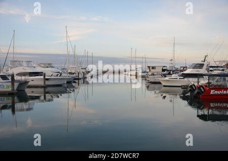 Boote in Nelson Bay, NSW Stockfoto