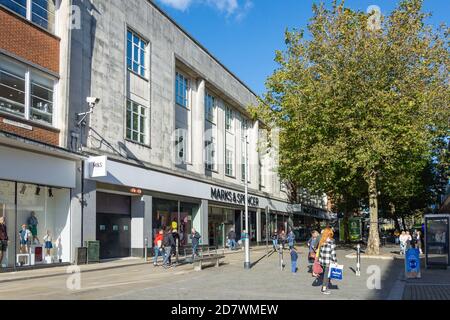 Marks & Spencer Store, Oxford Street, Swansea (Abertawe), City and County of Swansea, Wales, Vereinigtes Königreich Stockfoto