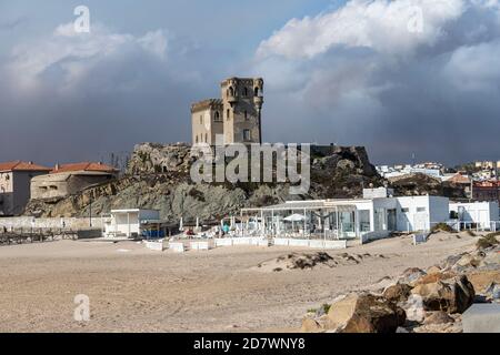 Schloss von St. Catalina., Tarifa, Provinz Cádiz, Andalusien, Spanien Stockfoto