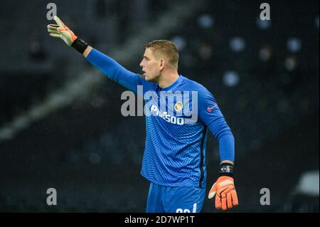 22.10.2020, Bern, Wankdorf Stadion, UEFA Europa Cup: BSC Young Boys - AS Roma, Torwart David von Ballmoos (Young Boys) SPP-JP Stockfoto