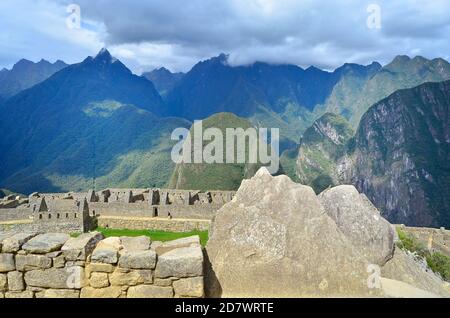 Machu Picchu Verlorene Stadt der Inkas, Peru Stockfoto