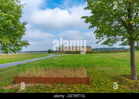 Nachbildung der 1,000 Jahre alten slawischen Festung Slawenburg Raddusch, Oberspreewald Spree, Brandenburg, Ostdeutschland, Europa Stockfoto