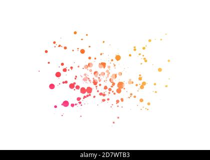 Abstrakte bunte Aquarell Splatter Pinsel Hintergrund Stockfoto
