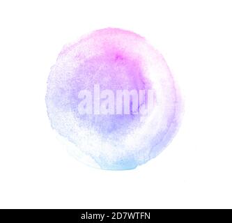 Schöne bunte Kreis Blot Pinsel Stockfoto
