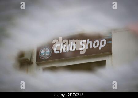 Newcastle upon Tyne, Großbritannien. 24. Oktober, 2020. Während des FA Cup vierte Qualifying Runde Spiel zwischen South Shields und FC Halifax Town in der 1. Cloud Arena in South Shields Quelle: SPP Sport Pressefoto. /Alamy Live Nachrichten Stockfoto