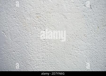 Alte Beton weiße Wand Hintergrund, Zement Textur für Design Stockfoto
