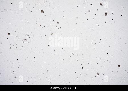Hintergrund der weißen Zementwand, Betonstruktur Muster Stockfoto