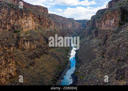 Rio Grande Gorge Bridge, Arroyo Hondo, NM, USA Stockfoto