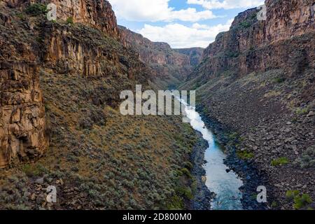 Rio Grande Gorge Bridge, Arroyo Hondo, NM, USA Stockfoto