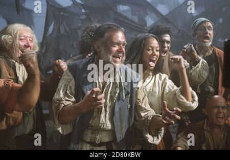 Pirates of the Caribbean :The Curse of the Black Pearl Jahr: 2003 USA Regie: Gore Verbinski Kevin McNally, Zoe Saldana Stockfoto