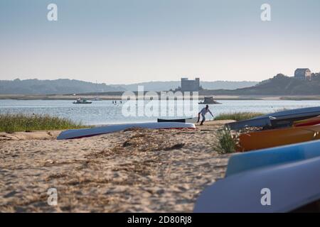 Lokale Szenen von Cape Cod New England Architektur und Fischer-1 Stockfoto