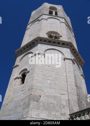 Monte Sant'Angelo, Apulien/Italien die Stadt Apulien, Süditalien, Wallfahrtsort für das Heiligtum des heiligen Erzengels Michael Stockfoto