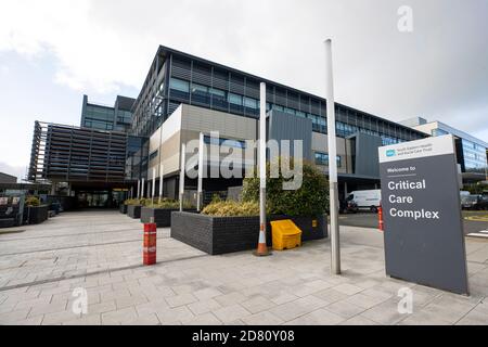 Critical Care Complex des Ulster Hospital in Dundonald. Stockfoto