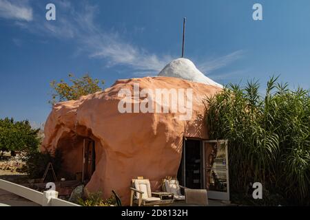 Utah, OCT 7, 2020 - Außenansicht des Rock Stop Stockfoto