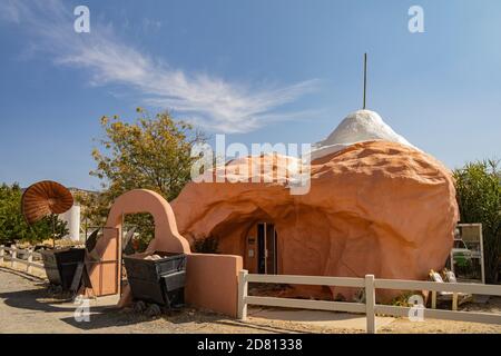 Utah, OCT 7, 2020 - Außenansicht des Rock Stop Stockfoto