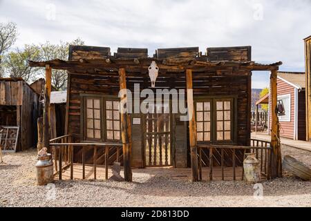 Utah, OCT 7, 2020 - Außenansicht des Little Hollywood Land Stockfoto
