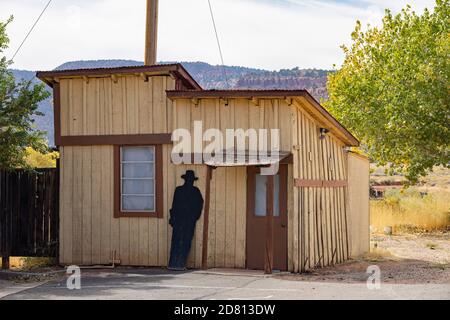 Utah, OCT 7, 2020 - Außenansicht des Little Hollywood Land Stockfoto